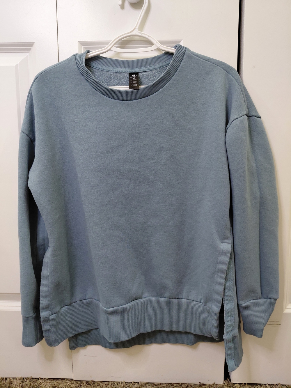 90 Degree By Reflex Women's Crewneck Sweatshirt - Dusty Blue
